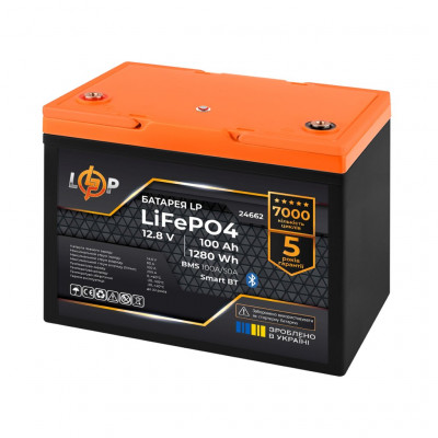 Літієвий акумулятор LogicPower 12V 100Ah LifePO4 (BMS 100A/50A) - 2