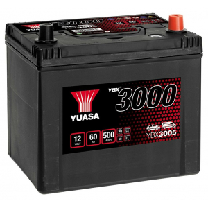 Автомобільний акумулятор Yuasa 60Ah 500A YBX3005 R+