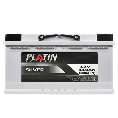Автомобильный аккумулятор Platin Silver 110Ah 1000A R+ - 1