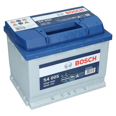 Автомобильный аккумулятор Bosch 60Ah 540A S4 005 R+ - 1