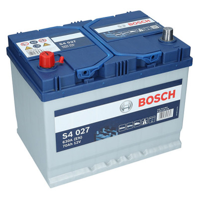 Автомобільний акумулятор Bosch 70Ah 630A S4 027 L+ - 1