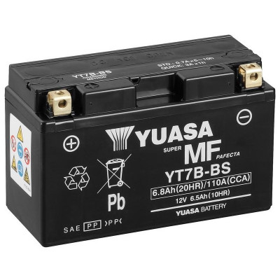 Мото акумулятор Yuasa 6,5Ah YT7B-BS - 1