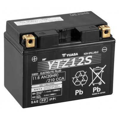 Мото акумулятор Yuasa 11,6Ah YTZ12S - 1