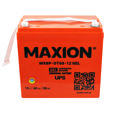 Гелевый аккумулятор Maxion 12V 60Ah OT 60-12 GEL - 3