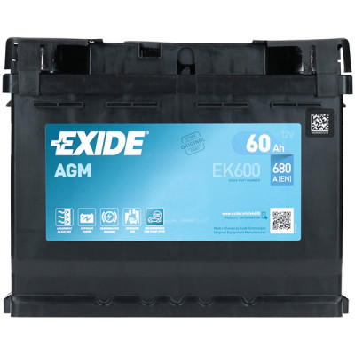 Автомобильный аккумулятор Exide 62Ah 680A Start-Stop AGM EK620 R+ - 5