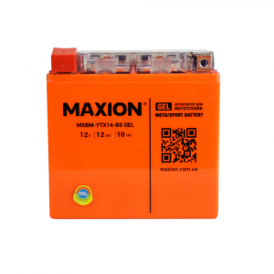 Мото аккумулятор Maxion 12Ah YTX14-BS GEL