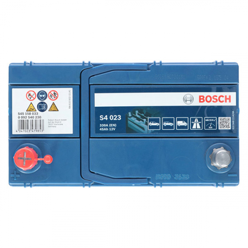 Автомобільний акумулятор Bosch 45Ah 330A S4 023 L+ - 4