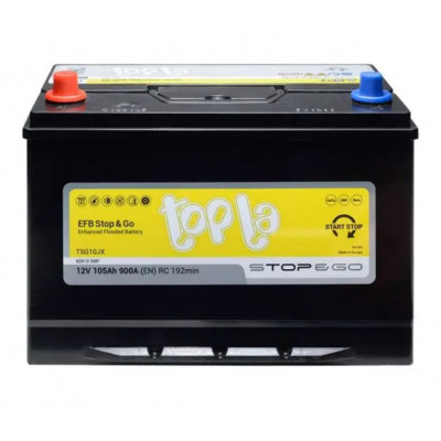 Автомобильный аккумулятор Topla 105Ah 900A EFB TOP Japan L+ - 2