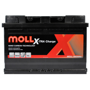 Автомобильный аккумулятор Moll 85Ah 800A X-tra Charge R+