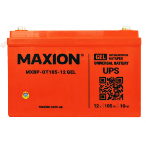 Гелевий акумулятор Maxion 12V 105Ah OT 105-12 GEL