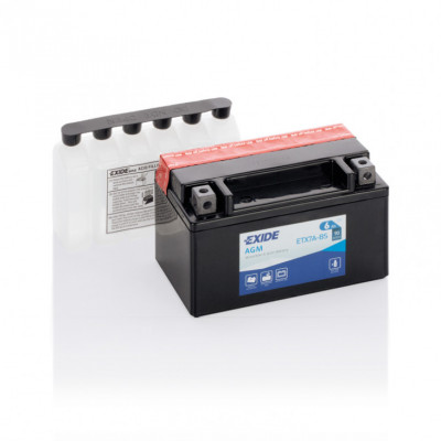Мото акумулятор Exide 6Ah ETX7A-BS - 1