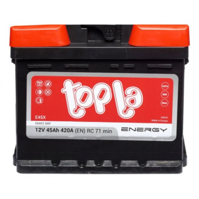Автомобильный аккумулятор Topla 45Ah 420A Energy L+ - 2