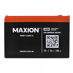 Тяговый аккумулятор Maxion 12V 12Ah 6-DZM-12