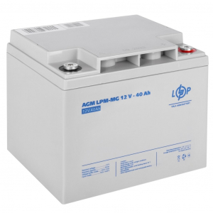 AGM акумулятор LogicPower 12V 40Ah LPM-MG 12-40