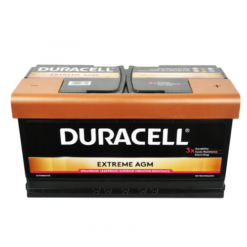 Автомобильный аккумулятор Duracell 92Ah 850A AGM Extreme DE92AGM R+ - 3