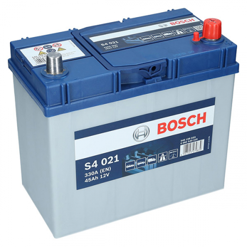 Автомобильный аккумулятор Bosch 45Ah 330A S4 021 R+ - 1