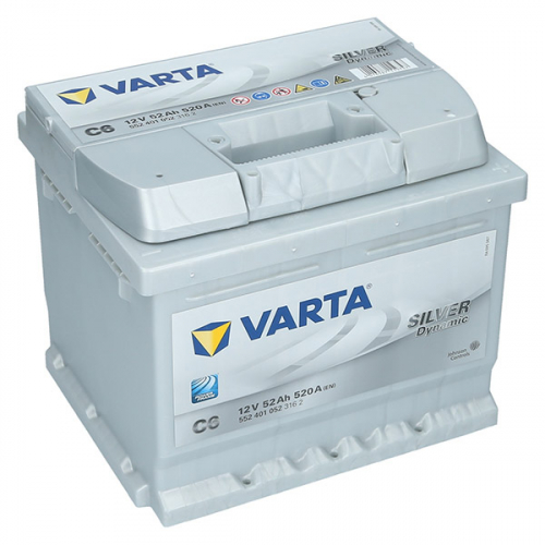 Автомобільний акумулятор Varta 52Ah 520A Silver Dynamic C6 R+ - 1