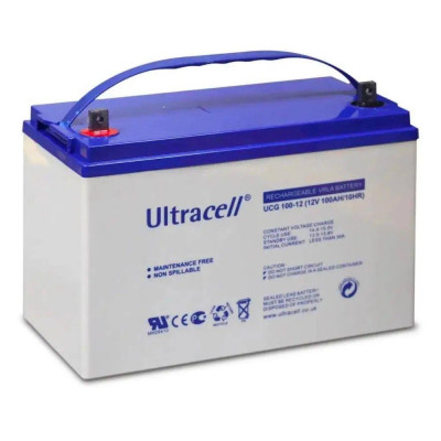 Гелевый аккумулятор Ultracell 12V 100Ah UCG100-12 GEL - 1