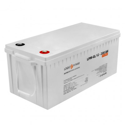 Гелевий акумулятор LogicPower 12V 200Ah LPM-GL 12-200 - 1