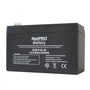 AGM аккумулятор NetPRO 12V 9Ah CS 12-9