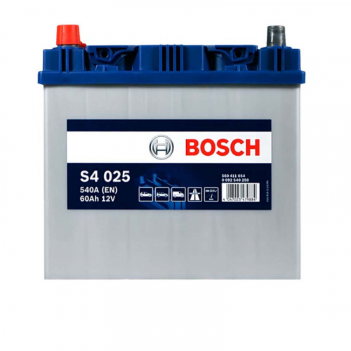 Автомобільний акумулятор Bosch 60Ah 540A S4 025 L+ - 2