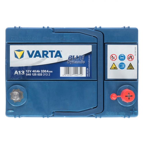 Автомобільний акумулятор Varta 40Ah 330A Blue Dynamic A13 R+ - 4