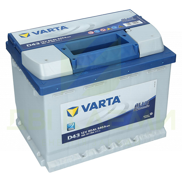 Ассортимент аккумуляторов VARTA