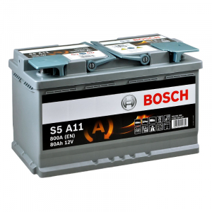 Автомобильный аккумулятор Bosch 80Ah 800A S5 A11 AGM R+