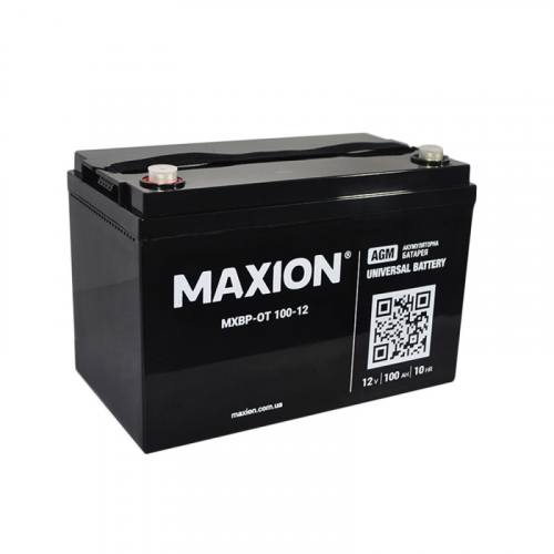 AGM акумулятор Maxion 12V 100Ah OT 100-12 - 2