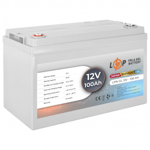 Гелевый аккумулятор LogicPower 12V 100Ah LPN-GL 12-100