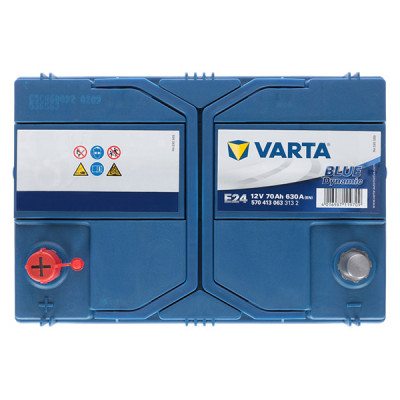 Автомобільний акумулятор Varta 70Ah 630A Blue Dynamic E24 L+ - 4