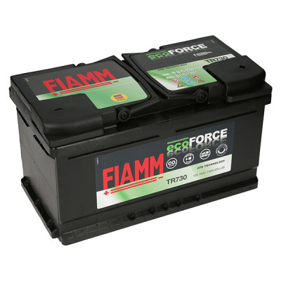 Автомобільний акумулятор Fiamm 75Ah 730A EcoForce AFB TR730 R+ - 1