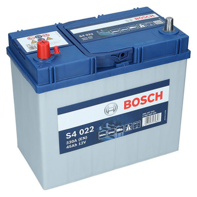 Автомобильный аккумулятор Bosch 45Ah 330A S4 022 L+ - 1 Автомобильный аккумулятор Bosch 45Ah 330A S4 022 L+ - 1