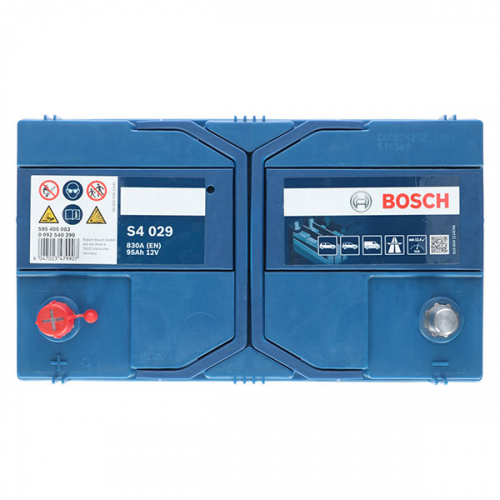 Автомобільний акумулятор Bosch 95Ah 830A S4 029 L+ - 4