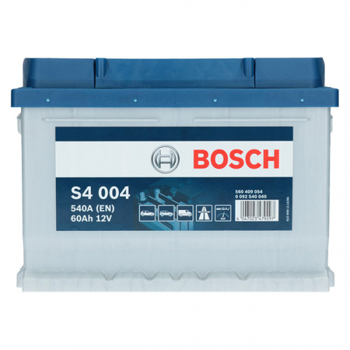 Автомобільний акумулятор Bosch 60Ah 540A S4 004 R+ - 2