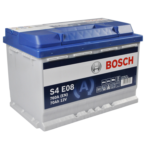 Автомобільний акумулятор Bosch 70Ah 760A S4 E08 EFB R+ - 1