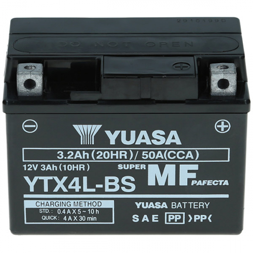 Мото аккумулятор Yuasa 3Ah YTX4L-BS - 2