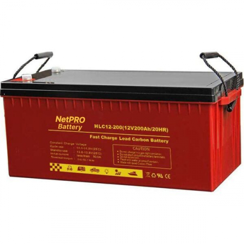 Гелевий акумулятор NetPRO 12V 200Ah HLC 12-200 GEL - 1