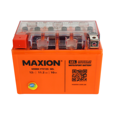 Мото аккумулятор Maxion 11,2Ah YTZ12S GEL - 3
