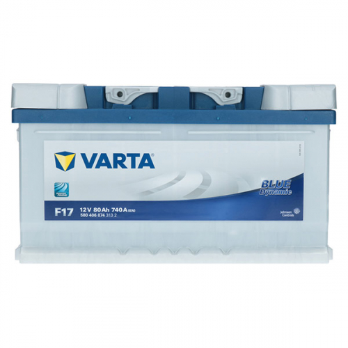 Автомобильный аккумулятор Varta 80Ah 740A Blue Dynamic F17 R+ - 2