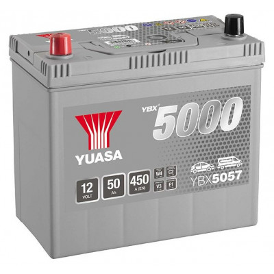 Автомобильный аккумулятор Yuasa 50Ah 450A YBX5057 L+ - 1