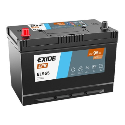 Автомобильный аккумулятор Exide 95Ah 800A Start-Stop EFB EL955 L+ - 1