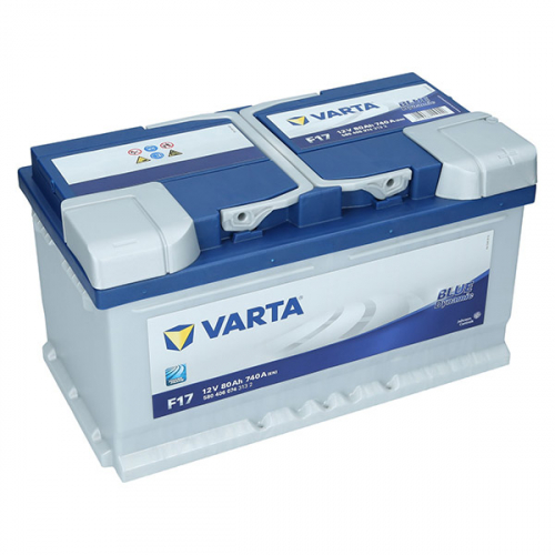 Автомобильный аккумулятор Varta 80Ah 740A Blue Dynamic F17 R+ - 1