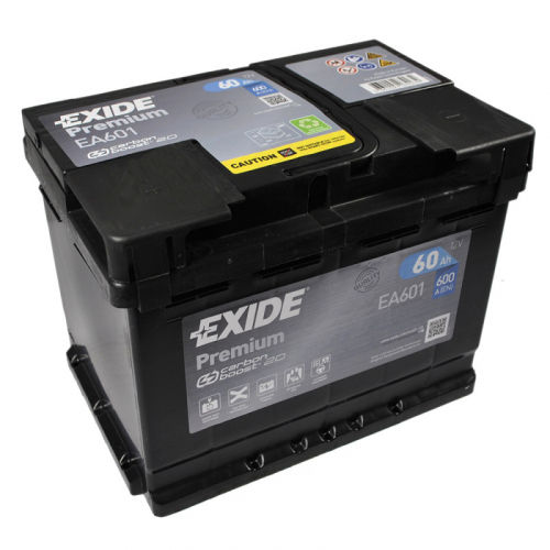 Автомобільний акумулятор Exide 60Ah 600A Premium EA601 L+ - 2