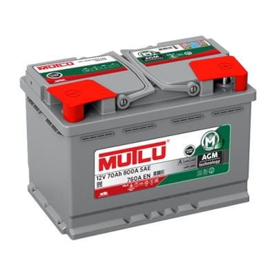 Автомобильный аккумулятор Mutlu AGM 70Ah 760A R+ - 2