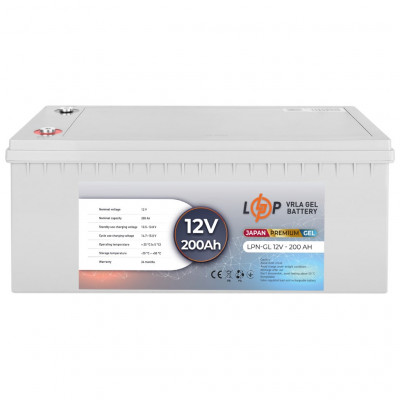 Гелевый аккумулятор LogicPower 12V 200Ah LPN-GL 12-200 - 3