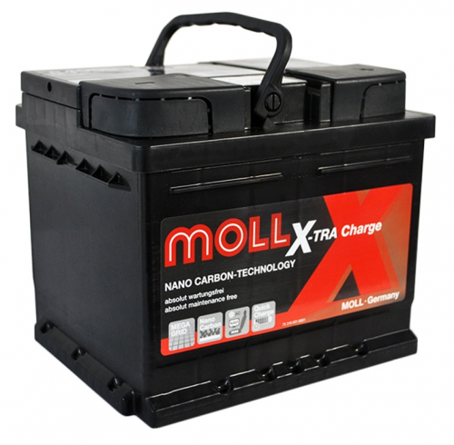 Автомобільний акумулятор Moll 50Ah 450A X-tra Charge R+ - 2