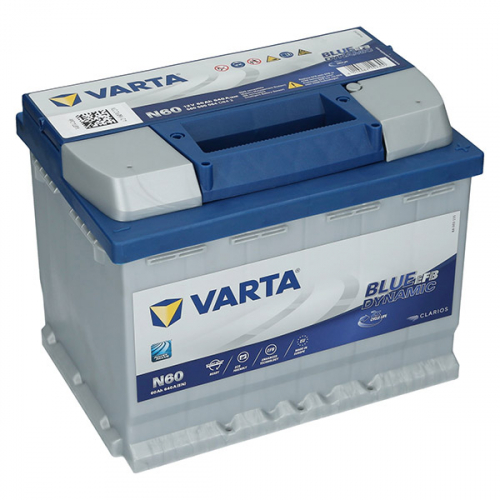 Автомобільний акумулятор Varta 60Ah 640A Blue Dynamic EFB N60 R+ - 1