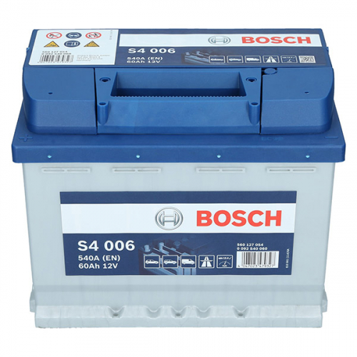 Автомобильный аккумулятор Bosch 60Ah 540A S4 006 L+ - 3