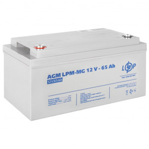 AGM аккумулятор LogicPower 12V 65Ah LPM-MG 12-65